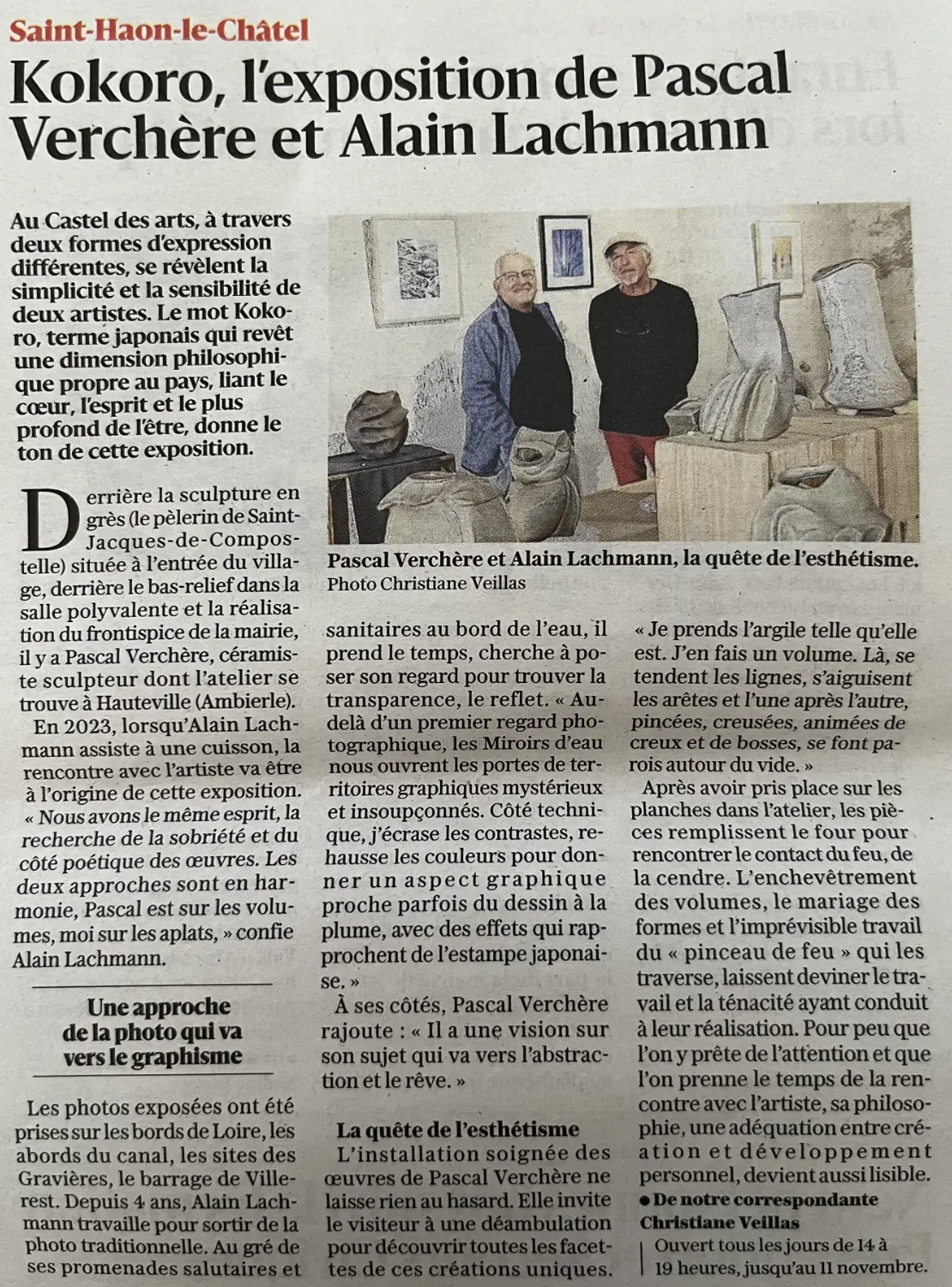 Kokoro, l'exposition de Pascal Verchère et Alain Lachmann